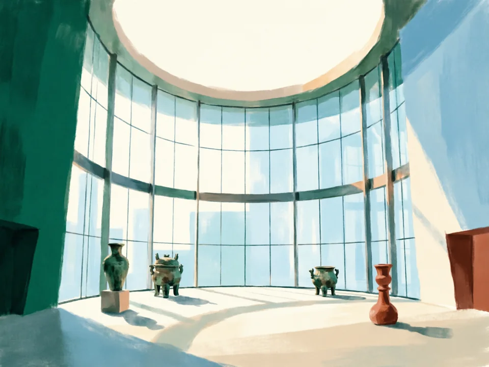Concept illustration of Three Gorges Museum in Yuzhong: The story of the Yangtze, the Three Gorges and Chongqing