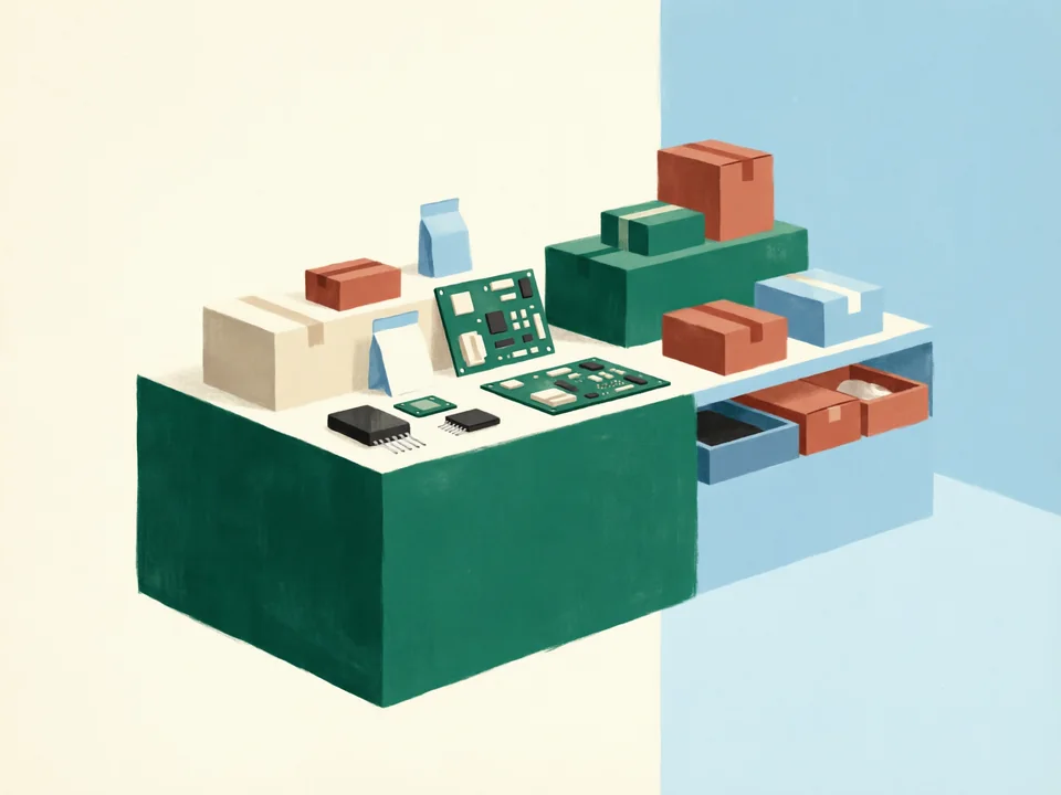 Concept illustration of Huaqiangbei sourcing walk in Futian: Explore the electronics district as an orientation visit