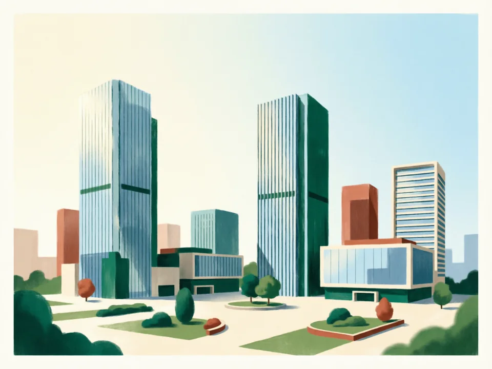 Concept illustration of Xi’an Hi-tech Zone orientation in Yanta: A starting point for the city’s technology district; arrange any visits in advance