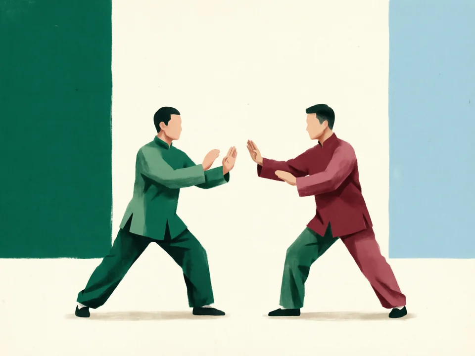Concept illustration of Wing Chun introduction in Foshan: A possible beginner-friendly way to experience Foshan’s martial arts culture